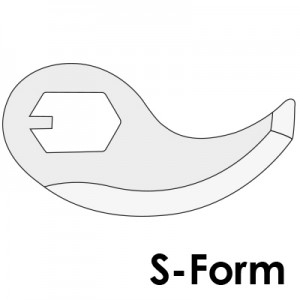 S-form Alexanderworks Bowl Cutter Blade